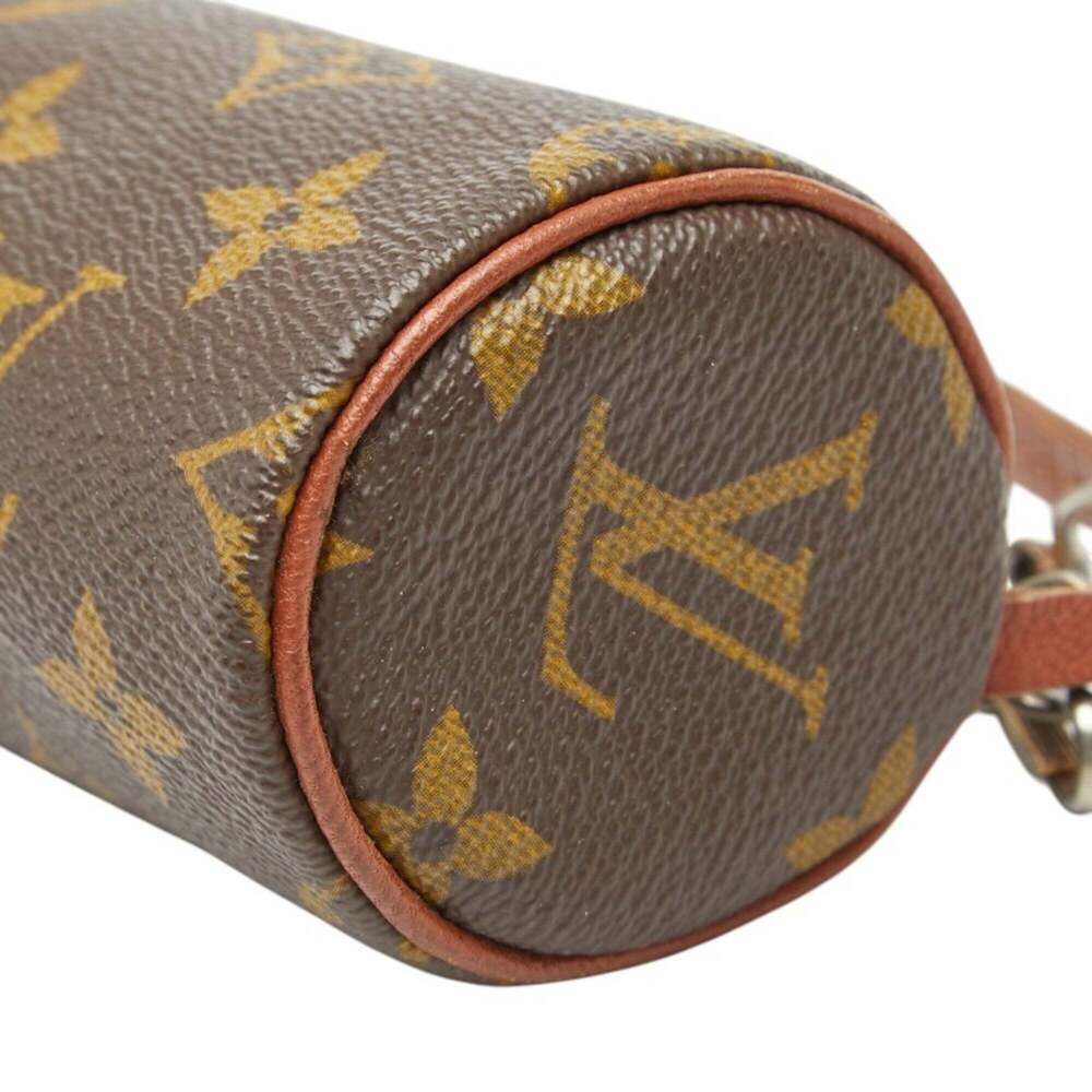 Louis Vuitton Monogram Papillon Handbag with Pouch, Brown Leather, Women's LO... - Picture 4 of 8
